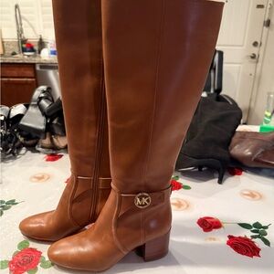 Michael Kors Brown Over the Knee Boots